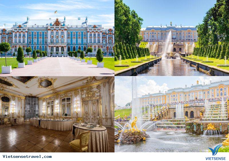 Ảnh Thành phố Pushkin, Cung điện Ekaterina, Cung điện Mùa Hè Peterhof - Các điểm đến trong ngày 5