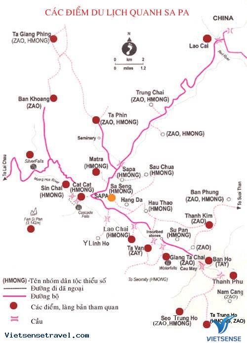 Bản Đồ Du Lịch Sapa