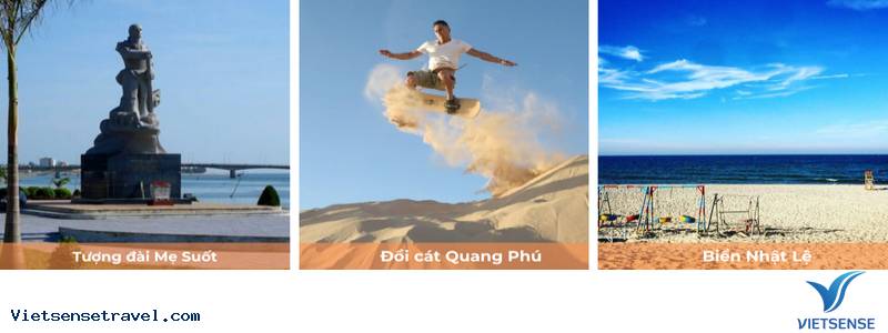 Buổi chiều: Quảng Bình Quan - Nhà thờ Tam Tòa - Tượng đài Mẹ Suốt - Đồi cát Quang Phú -  Biển Nhật Lệ - Ảnh 2