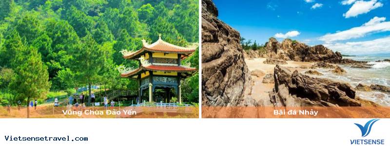 Buổi chiều: Tham quan Vũng Chùa Đảo Yến - Bãi đá Nhảy trở về  Đồng Hới