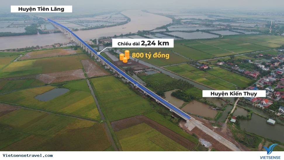 Cầu Vượt Sông Văn Úc - cửa biển Đồ Sơn