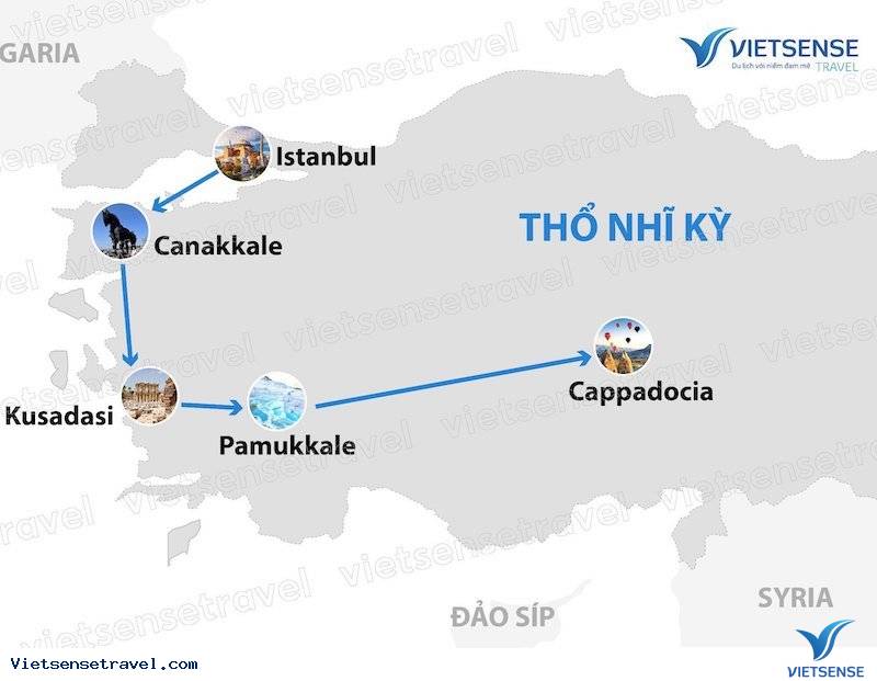 Lịch Khởi Hành Tour Du Lịch Thổ Nhĩ Kỳ - Ảnh 2 Lịch Khởi Hành Tour Du Lịch Thổ Nhĩ Kỳ - Ảnh 2
