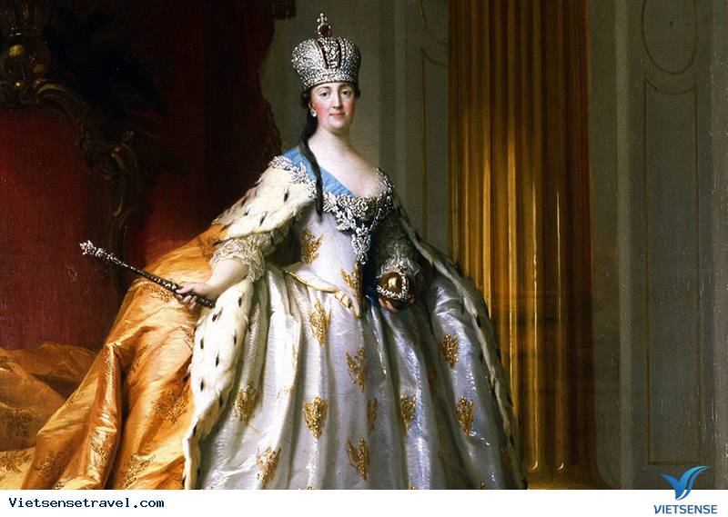 Catherine Đại đế là người có công lớn trong việc cải tạo cung điện Catherine