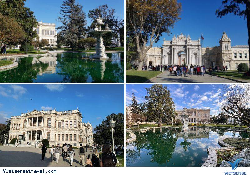 Cung điện Dolmabahce sở hữu kiến trúc độc đáo