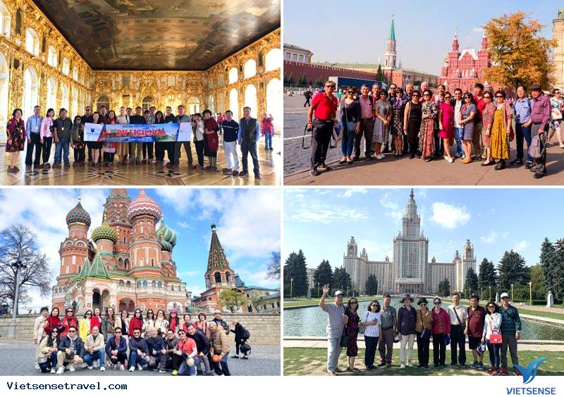 Đoàn khách Vietsense Travel tại Nga