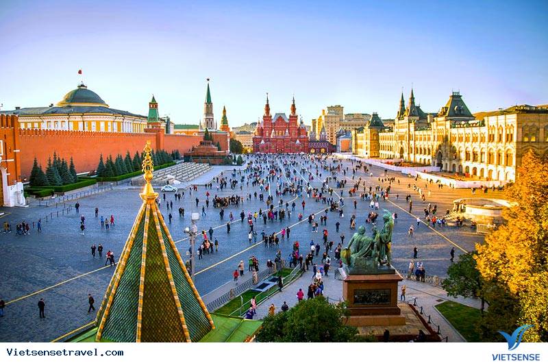 Quảng trường Đỏ được mệnh danh là trái tim của Moscow