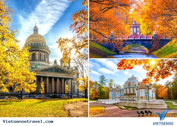 Thành phố St. Petersburg sang thu
