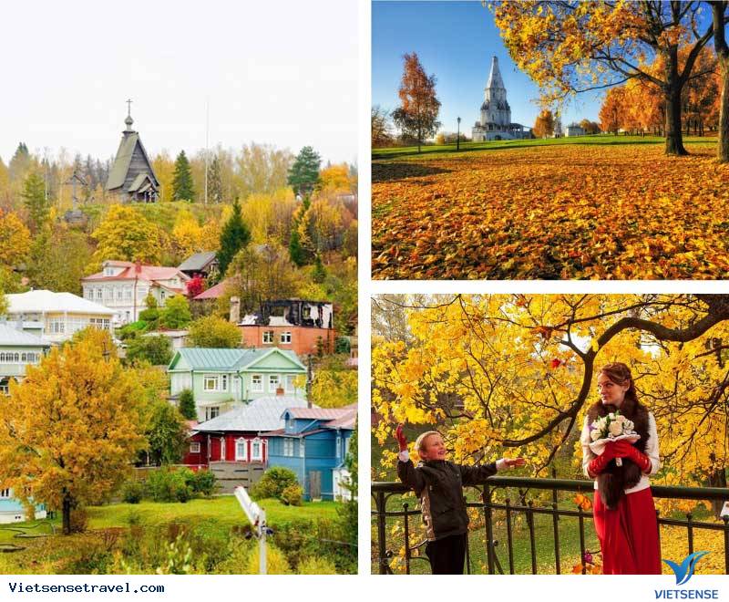 Tháng 10 hàng năm là thời điểm đẹp nhất để ngắm mùa thu nước Nga