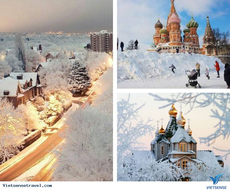 Liên bang Nga - Quốc gia có mùa đông đẹp nhất được nhiều du khách yêu thích