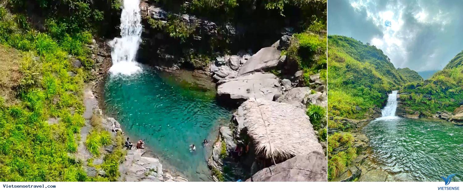 thác du già ở hà giang