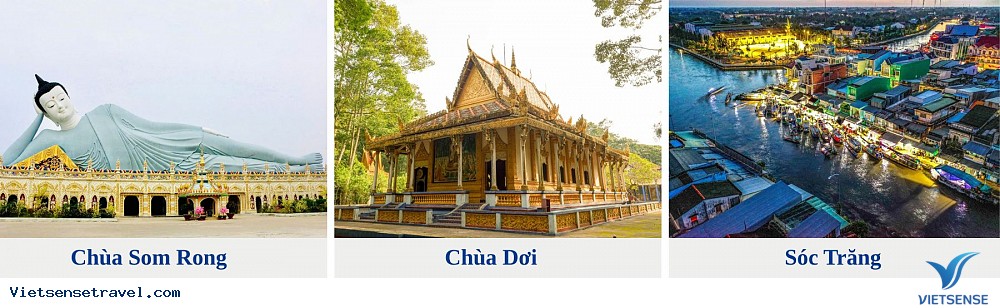 Hà Nội - Cần Thơ - Sóc Trăng - Chùa Dơi - Chùa Som Rong (Ăn tối)