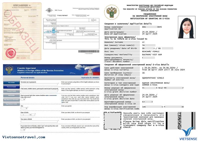 Hồ sơ và giấy tờ cần chuẩn bị khi xin visa Nga