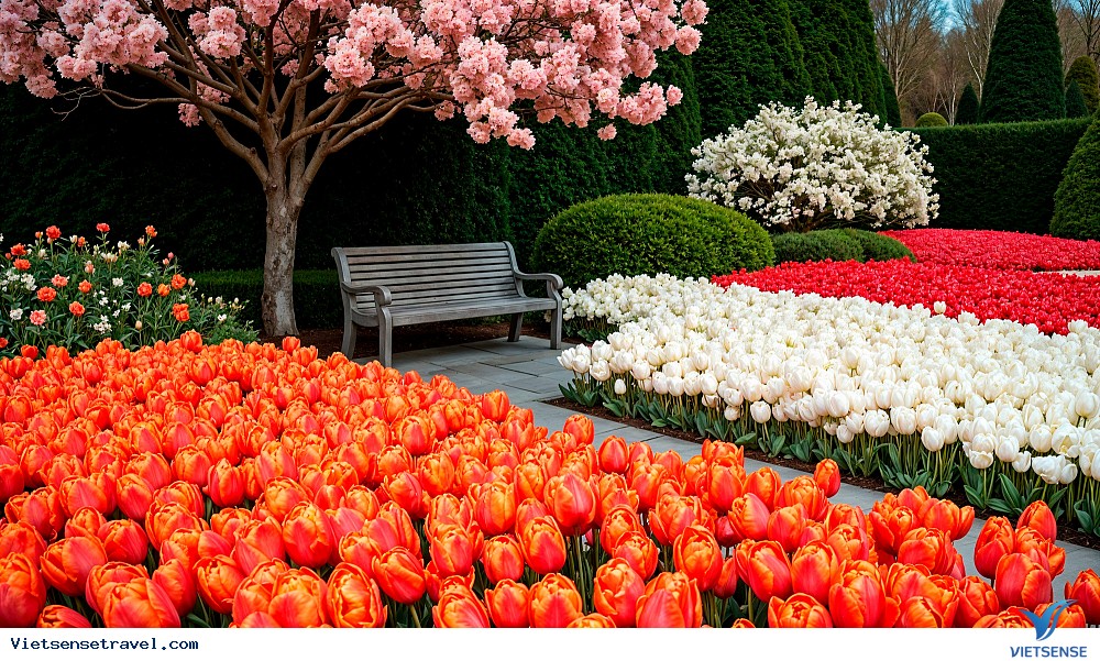 Hòa mình vào khung cảnh lãng mạn tại lễ hội hoa tulip Hòa mình vào khung cảnh lãng mạn tại lễ hội hoa tulip