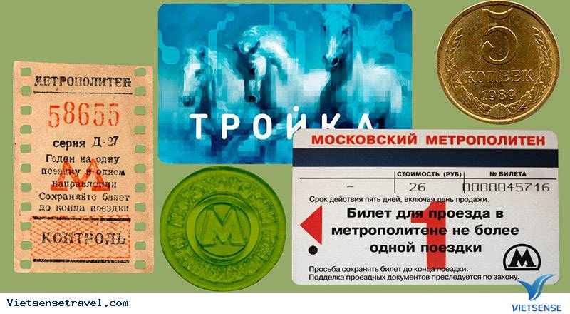 Tiền xu được người Nga sử dụng để thanh toán khi đi tàu điện ngầm