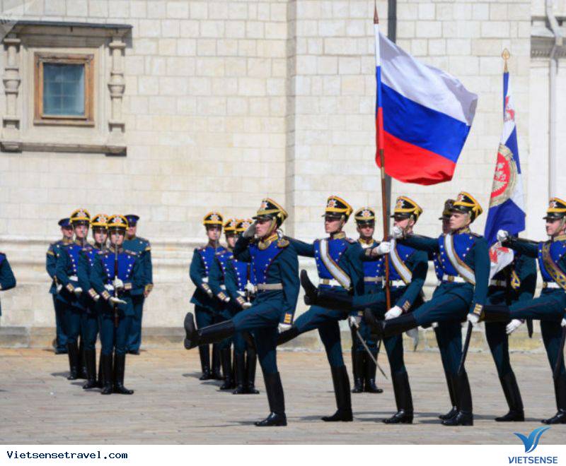 Nghi thức đổi gác ở Điện Kremlin