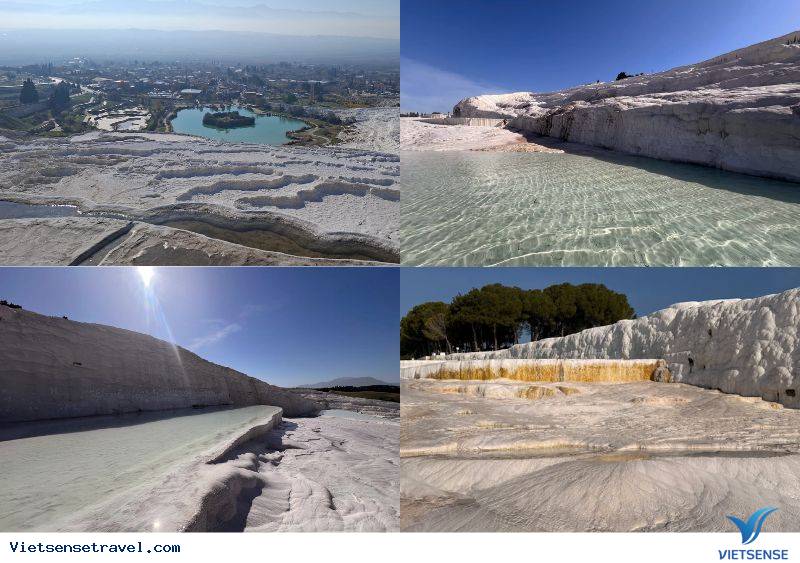 Lâu đài bông Pamukkale giúp du khách thư giãn Lâu đài bông Pamukkale giúp du khách thư giãn