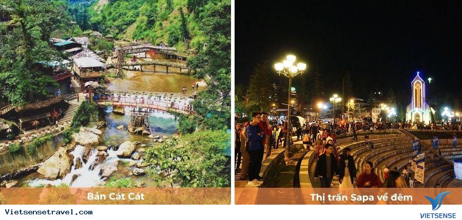 Ngày 01: Khởi hành Hà Nội tham quan Bản Cát Cát