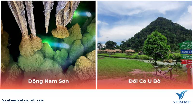 Ngày 1: Hà Nội - Lũng Vân - Động Nam Sơn (Ăn: Trưa, Tối)