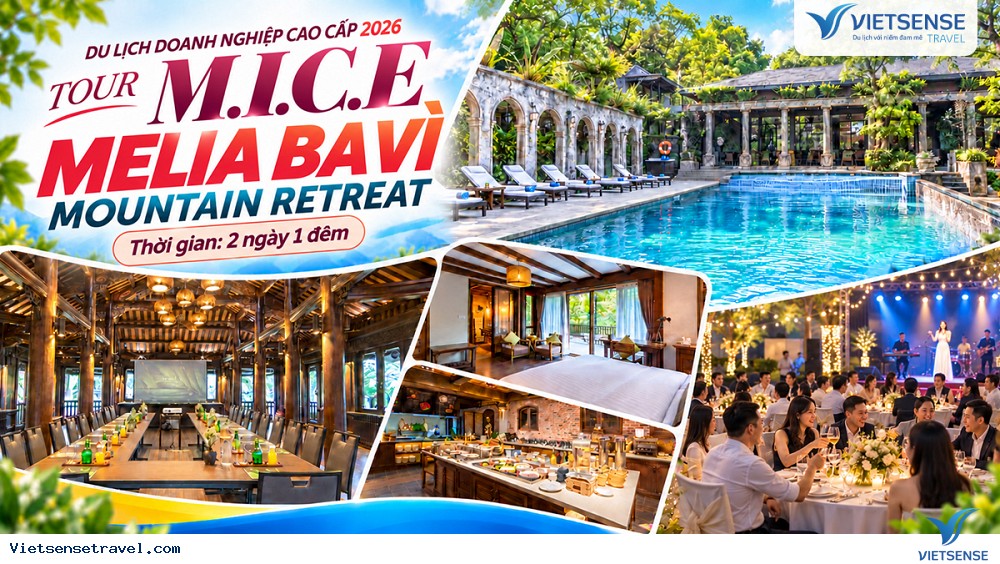Ngày 1: Hà Nội – Melia Ba Vì Resort – M.I.C.E Ngày 1: Hà Nội – Melia Ba Vì Resort – M.I.C.E
