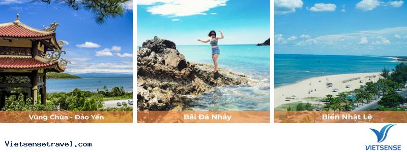 Ngày 1: Tham quan Đồng Hới - Vũng Chùa Đảo Yến - Bãi Đá Nhảy