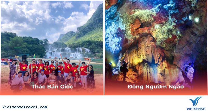 Ngày 2: Cao Bằng – Thác Bản Giốc - Động nGườm Ngao (Ăn: Sáng, Trưa, Tối)