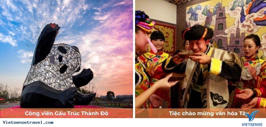 Ngày 2: Tham quan Thành Đô - Cửu Trại Câu