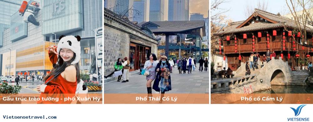 Ngày 2: Tham quan Thành Đô - Tàu Cao Tốc - Cửu Trại Câu