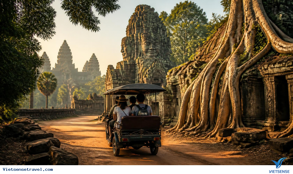 Ngày 3: Angkor Wat – Bayon – Ta Prohm (Ăn sáng, trưa, tối) Ngày 3: Angkor Wat – Bayon – Ta Prohm (Ăn sáng, trưa, tối)