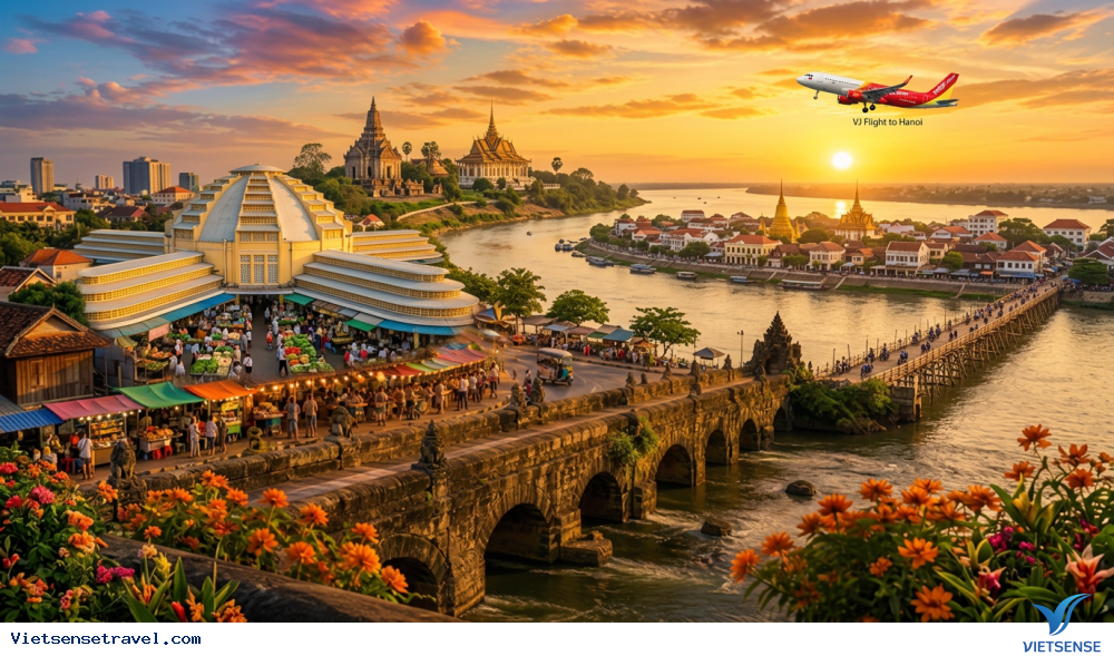 Ngày 4: Phnom Pênh – Siêm Reap – Hà Nội (Ăn sáng, trưa) Ngày 4: Phnom Pênh – Siêm Reap – Hà Nội (Ăn sáng, trưa)