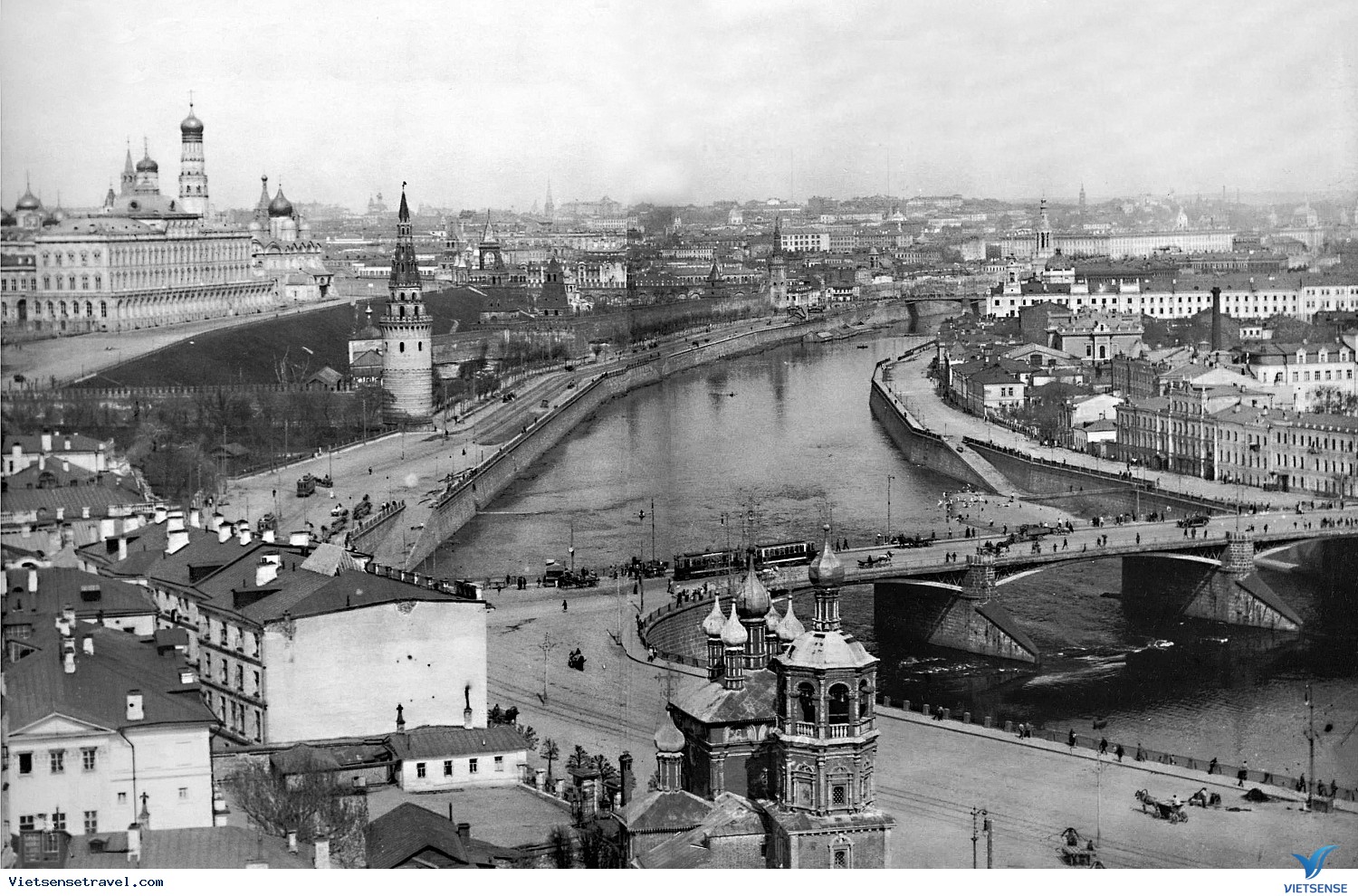 Những hình ảnh quý giá về Điện Kremlin nhiều năm về trước