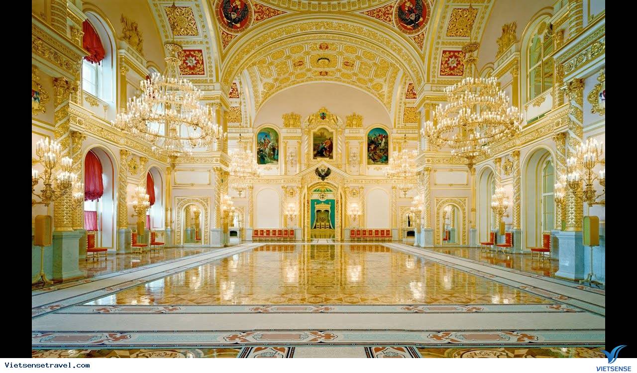 Vẻ đẹp tráng lệ bên trong Đại Cung điện Kremlin