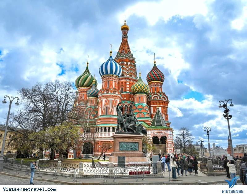 Nước Nga thu hút rất nhiều du khách bởi kiến trúc độc đáo