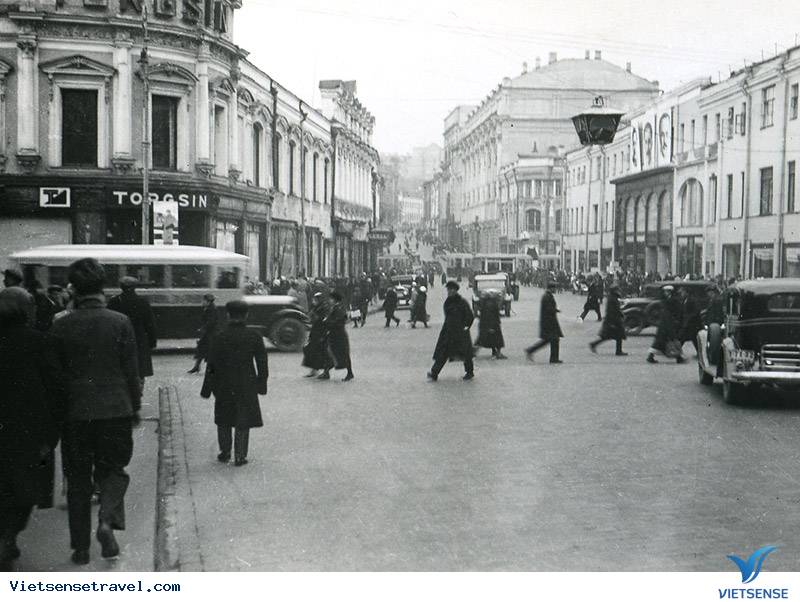 Phố cổ Arbat Moscow xưa