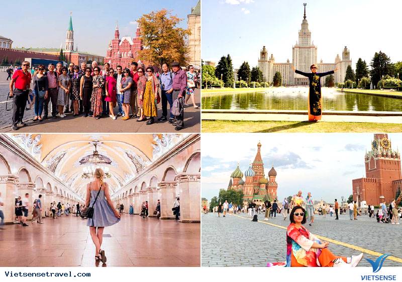 Du lịch Moscow là lựa chọn số 1 của du khách quốc tế