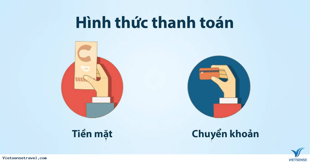 Phương Thức Thanh Toán của VietsenseTravel