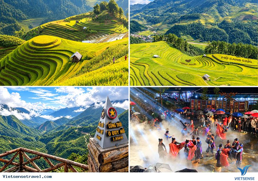 Ruộng bậc thang - Đèo Ô Quy Hồ - Chợ đêm Sapa (Ăn sáng, trưa, tối) - Ảnh 1