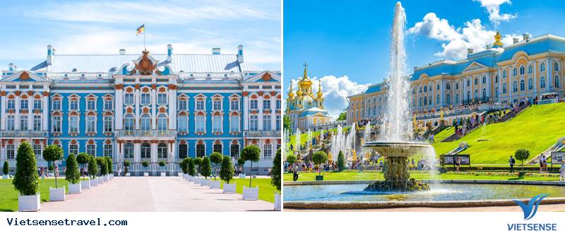 Cung điện Ekaterina và Cung điện Mùa Hè - điểm đến hoàng gia rực rỡ ở Saint Petersburg