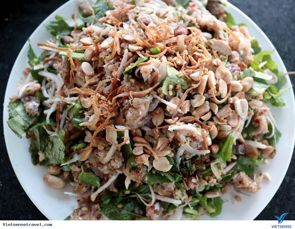 Salad thịt cá mập và rau