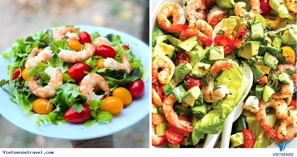 Salad tôm Biển Hồ