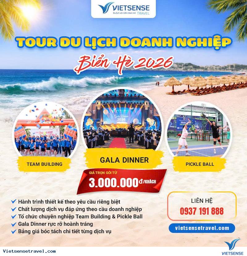 Tour du lịch doanh nghiệp biển hè chuyên nghiệp, giá tốt nhất - Ảnh 1