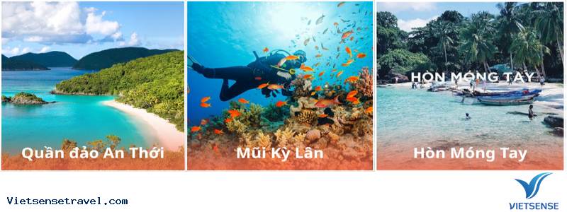 Tour Hòn Móng Tay lặn ngắm san hô Phú Quốc 1 Ngày