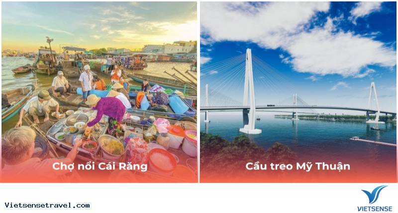 Tour Sài Gòn – Mỹ Tho - Cần Thơ 2 ngày 1 đêm