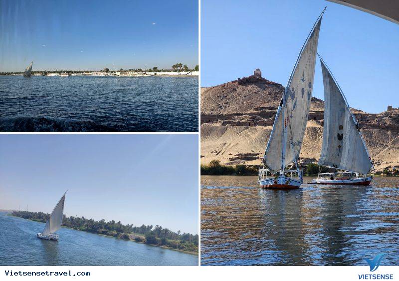 Trải nghiệm đi thuyền buồm trên sông Nile