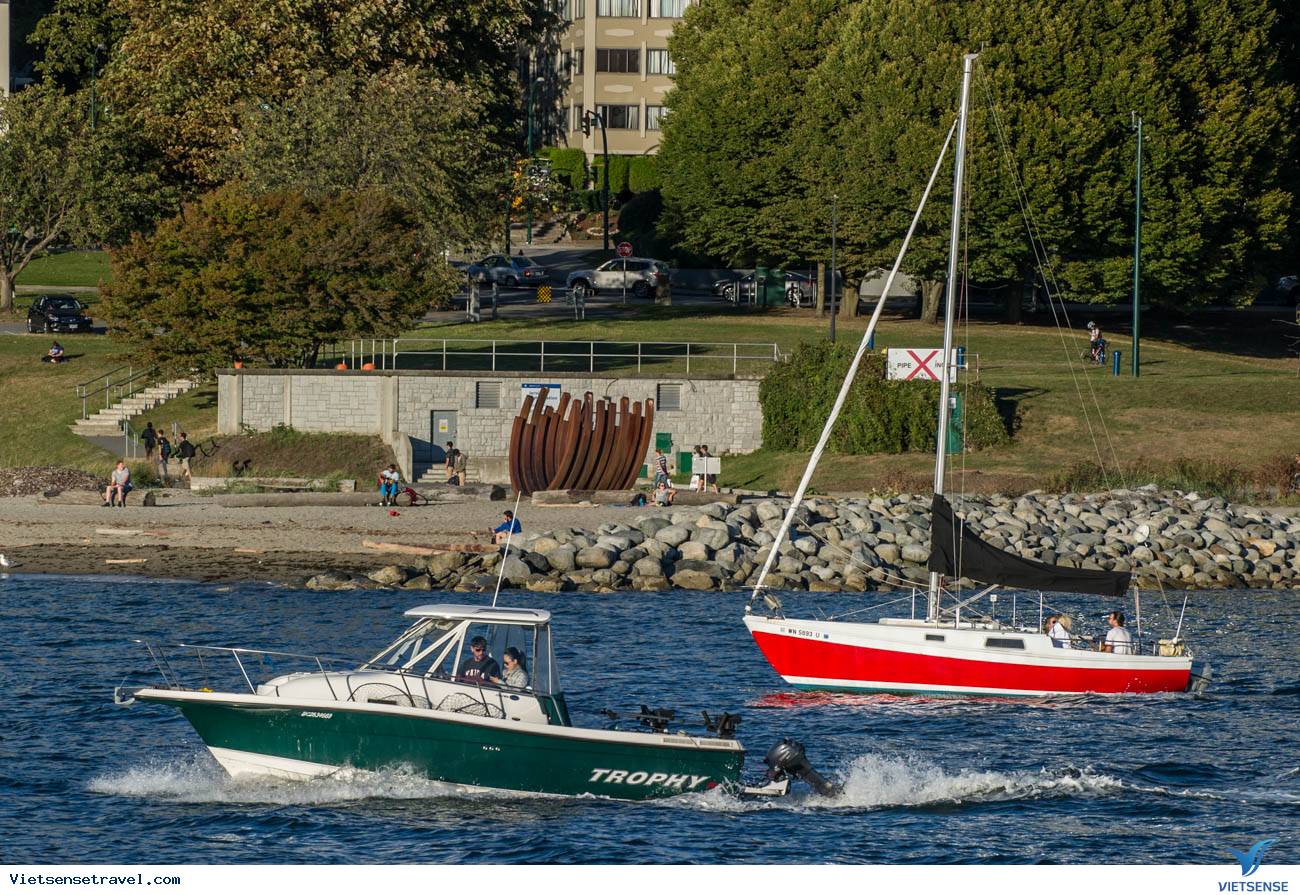 Vancouver City Tour – White Rock Pier – Biên Giới Mỹ Canada