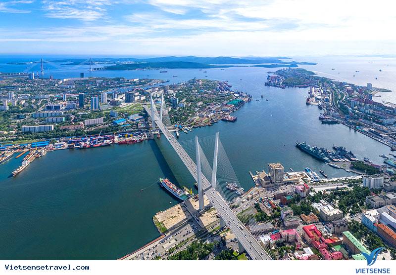 Vịnh Sừng Vàng là biểu tượng của Vladivostok