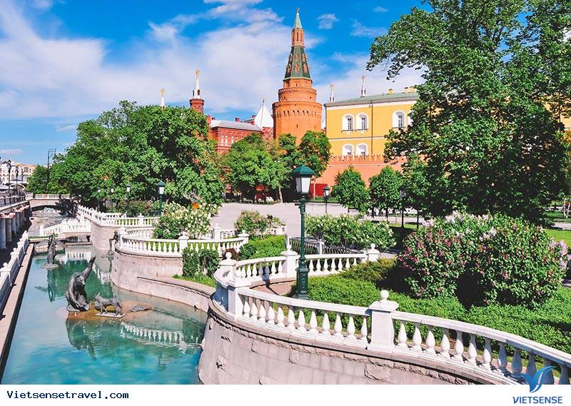 Toàn cảnh Vườn Alexander Moscow quy mô 10 ha