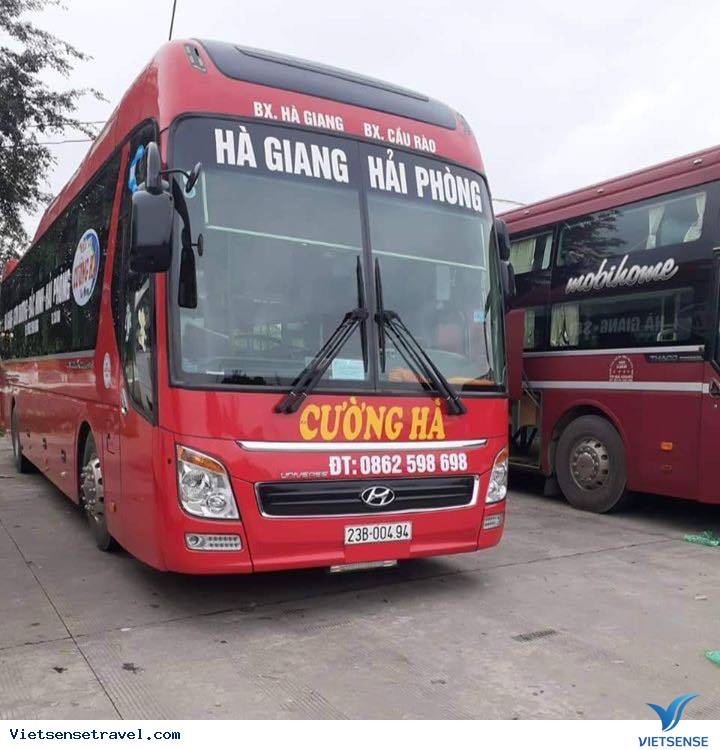 Xe Hải Phòng Hà Giang - Nhà xe Cường Hà